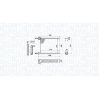 350218459000 MAGNETI MARELLI Теплообмінник обігрів салону