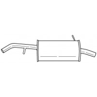 45669 SIGAM Глушник вихлопних газів кінцевий