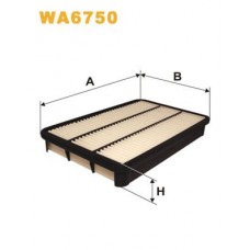 WA6750 WIX FILTERS Повітряний фільтр
