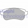 LP3283 DELPHI Комплект гальмівних колодок дисковий гальм