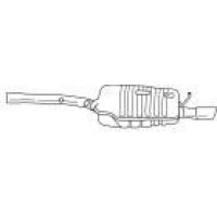 10639 SIGAM Глушник вихлопних газів кінцевий