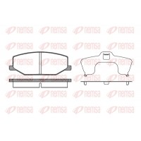 0190.10 REMSA Комплект гальмівних колодок дисковий гальм