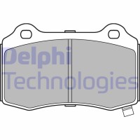 LP3281 DELPHI Комплект гальмівних колодок дисковий гальм