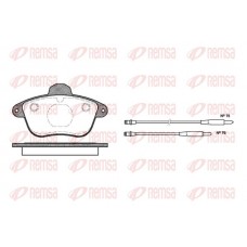 0401.04 REMSA Комплект гальмівних колодок дисковий гальм