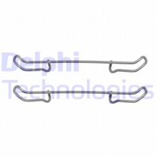 LX0076 DELPHI Комплектуючі колодки дискового гальма