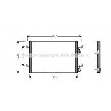 VN5153 AVA QUALITY COOLING Конденсатор кондиціонера