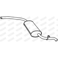 22406 WALKER Глушник вихлопних газів кінцевий