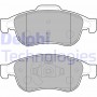 LP2152 DELPHI Комплект гальмівних колодок дисковий гальм