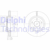BG9058 DELPHI Гальмівний диск