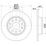 8DD 355 116-971 HELLA PAGID Гальмівний диск