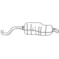 10616 SIGAM Глушник вихлопних газів кінцевий