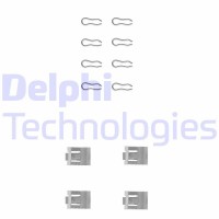 LX0075 DELPHI Комплектуючі колодки дискового гальма