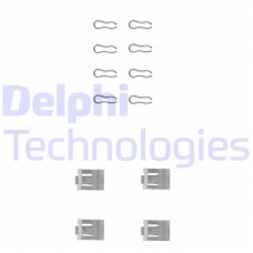 LX0075 DELPHI Комплектуючі колодки дискового гальма