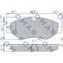 FO 929381 FOMAR Friction Комплект гальмівних колодок дисковий гальм