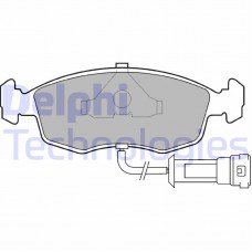 LP457 DELPHI Комплект гальмівних колодок дисковий гальм