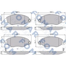 FO 684781 FOMAR Friction Комплект гальмівних колодок дисковий гальм FO 684781 FOMAR Friction Комплект гальмівних колодок дисковий гальм