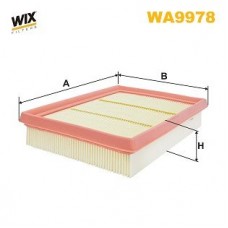 WA9978 WIX FILTERS Повітряний фільтр