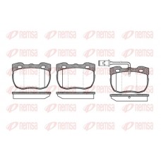 0267.11 REMSA КомплеК т гальмівних колодок, дискове гальмо