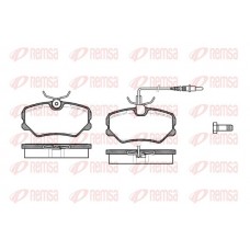 0262.02 REMSA Комплект гальмівних колодок дисковий гальм