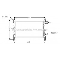 OLA2023 AVA QUALITY COOLING Радіатор охолодження двигуна