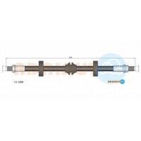 13.1289 ADRIAUTO Гальмівний шланг