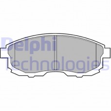 LP812 DELPHI КомплеК т гальмівних колодок, дискове гальмо
