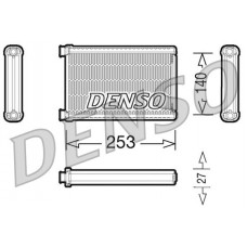 DRR05005 DENSO Теплообмінник обігрів салону