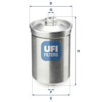 3150200 UFI Паливний фільтр