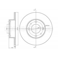 23-0014 METELLI Гальмівний диск