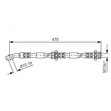 1 987 481 149 BOSCH Гальмівний шланг