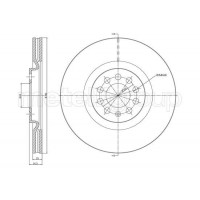 800-1515C CIFAM Гальмівний диск