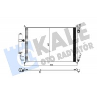 345275 KALE OTO RADYATÖR Конденсатор кондиціонера