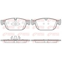 1696.00 REMSA Комплект гальмівних колодок дисковий гальм