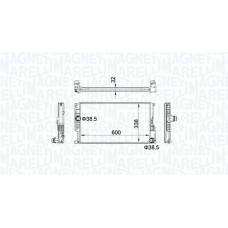350213159600 MAGNETI MARELLI Радіатор охолодження двигуна