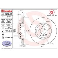 09.C404.13 BREMBO Гальмівний диск