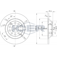 78BD5313-2 ICER Гальмівний диск