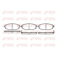 0734.02 REMSA Комплект гальмівних колодок дисковий гальм