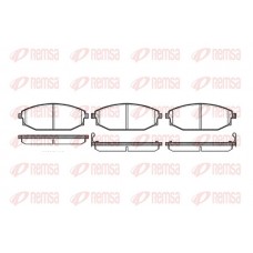 0734.02 REMSA Комплект гальмівних колодок дисковий гальм
