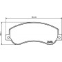 8DB 355 012-761 HELLA PAGID Комплект гальмівних колодок дисковий гальм