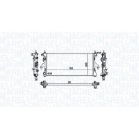 350213126900 MAGNETI MARELLI Радіатор охолодження двигуна