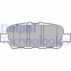 LP3158 DELPHI Комплект гальмівних колодок дисковий гальм