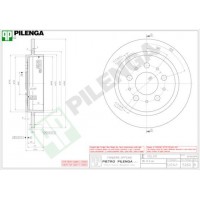 5260 PILENGA Гальмівний диск