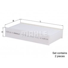 LA 873/S KNECHT Фільтр повітря у внутрішньому просторі