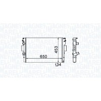 350213154000 MAGNETI MARELLI Радіатор охолодження двигуна