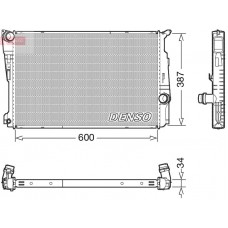 DRM05006 DENSO Радіатор охолодження двигуна