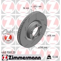 460.1581.20 ZIMMERMANN Гальмівний диск