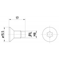 8DZ 355 209-041 HELLA PAGID Болт диск гальмівного механізму