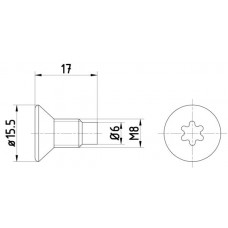 8DZ 355 209-041 HELLA PAGID Болт диск гальмівного механізму