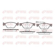 0589.21 REMSA Комплект гальмівних колодок дисковий гальм