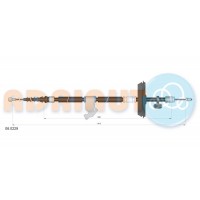 06.0229 ADRIAUTO Тросик, cтояночный тормоз